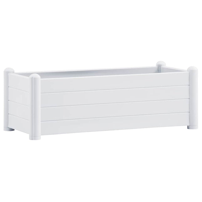 højbed 100x43x35 cm PP hvid