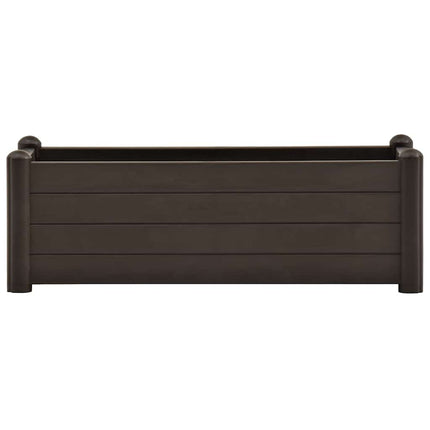 højbed 100x43x35 cm PP mokkafarvet