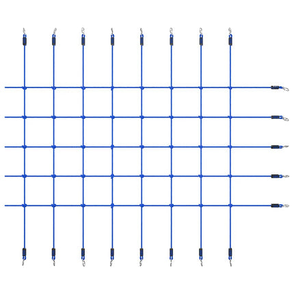 klatrenet 200x150 cm blå