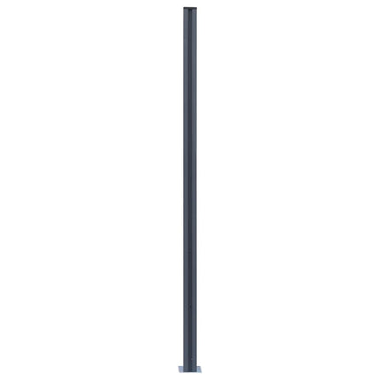 hegnspæle 3 stk. 185 cm aluminium mørkegrå