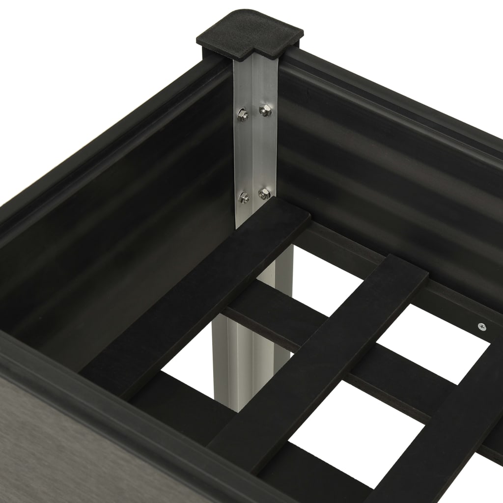 højbed 75x40x75 cm WPC grå