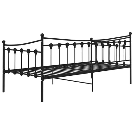 sengestel til sovesofa 90x200 cm metal sort