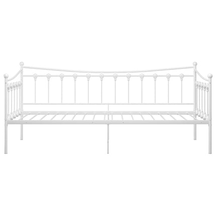 sengestel til sovesofa 90x200 cm metal hvid