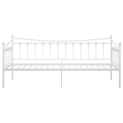 sengestel til sovesofa 90x200 cm metal hvid