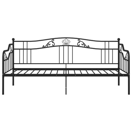 sengestel til sovesofa 90x200 cm metal sort