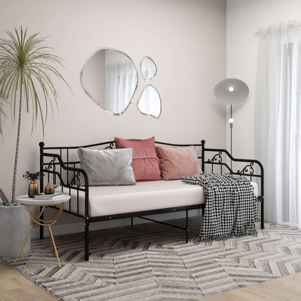 sengestel til sovesofa 90x200 cm metal sort