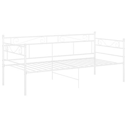 sengestel til sovesofa 90x200 cm metal hvid