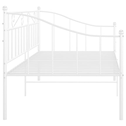 sengestel til sovesofa 90x200 cm metal hvid