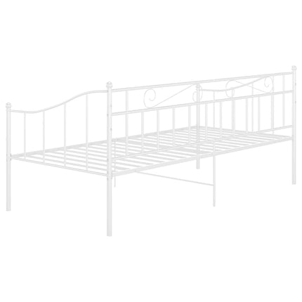sengestel til sovesofa 90x200 cm metal hvid