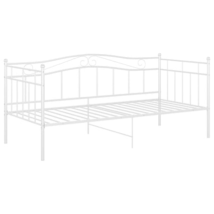 sengestel til sovesofa 90x200 cm metal hvid