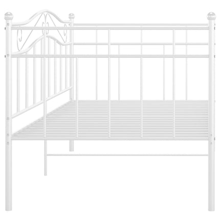 sengestel til sovesofa 90x200 cm metal hvid