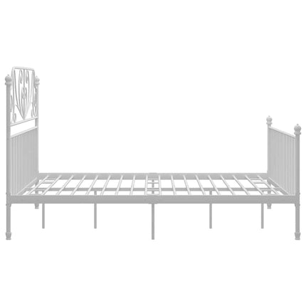 sengestel 160x200 cm metal hvid