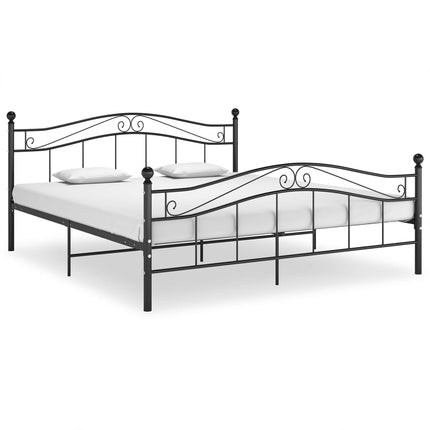 sengestel 200x200 cm metal sort