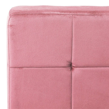 lænestol 65x79x87 cm fløjl pink