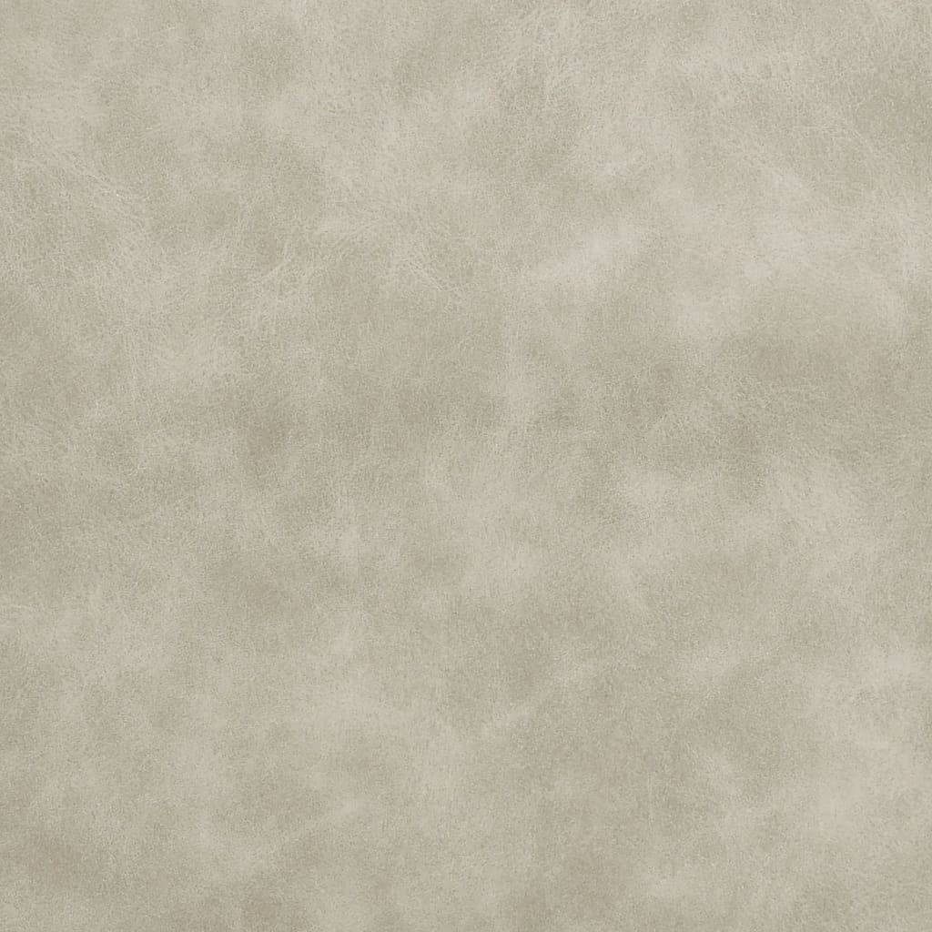 stol med cantilever kunstlæder lysegrå