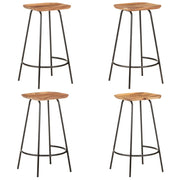 barstole 4 stk. massivt akacietræ