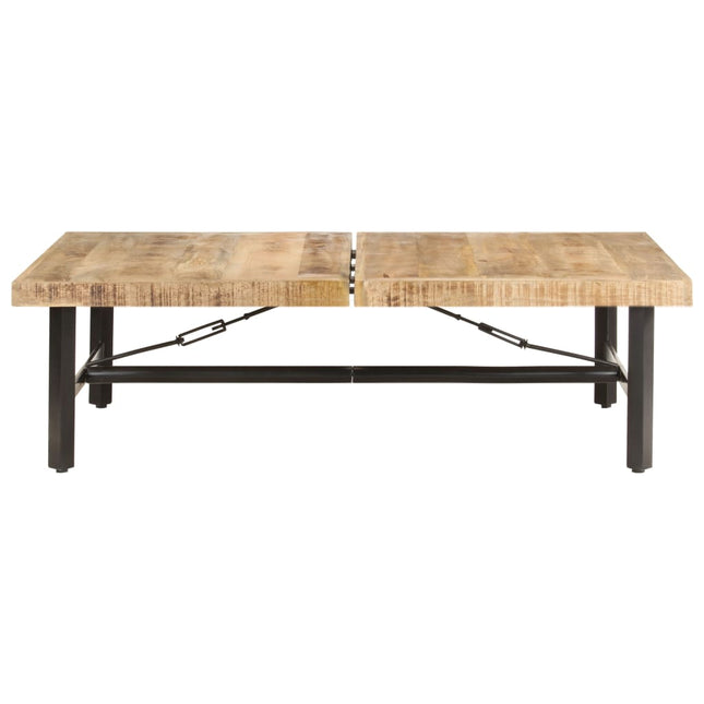 sofabord 142x90x42 cm massivt mangotræ