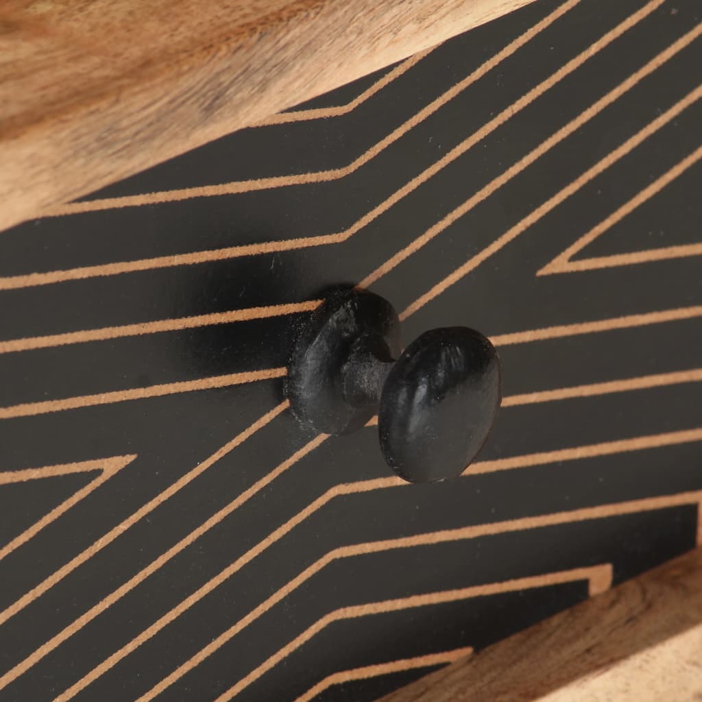 sofabord 100x50x39 cm massivt akacietræ