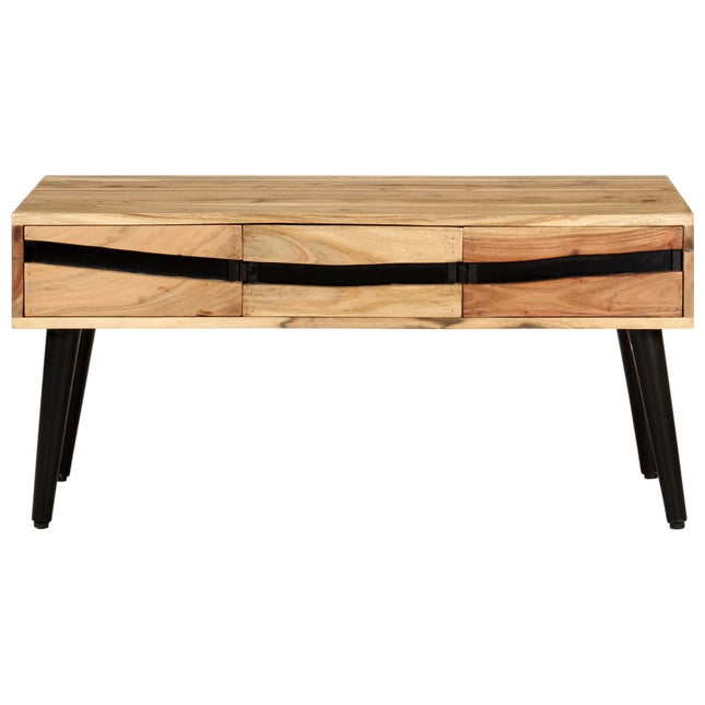 sofabord 88x50x42 cm massivt akacietræ