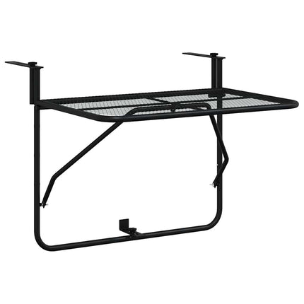 altanbord 60x40 cm stål sort