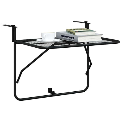 altanbord 60x40 cm stål sort