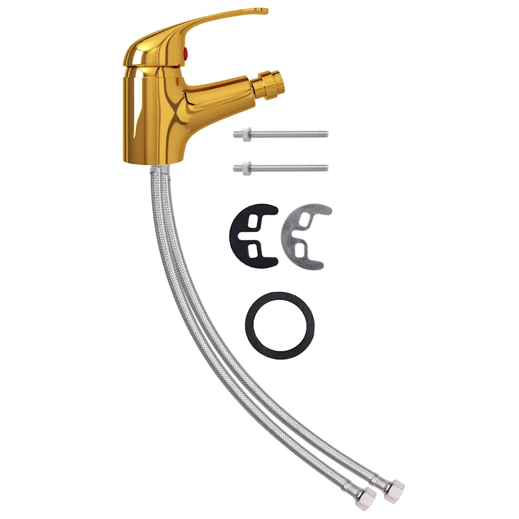 blandingsbatteri til bidet 13x12 cm gylden