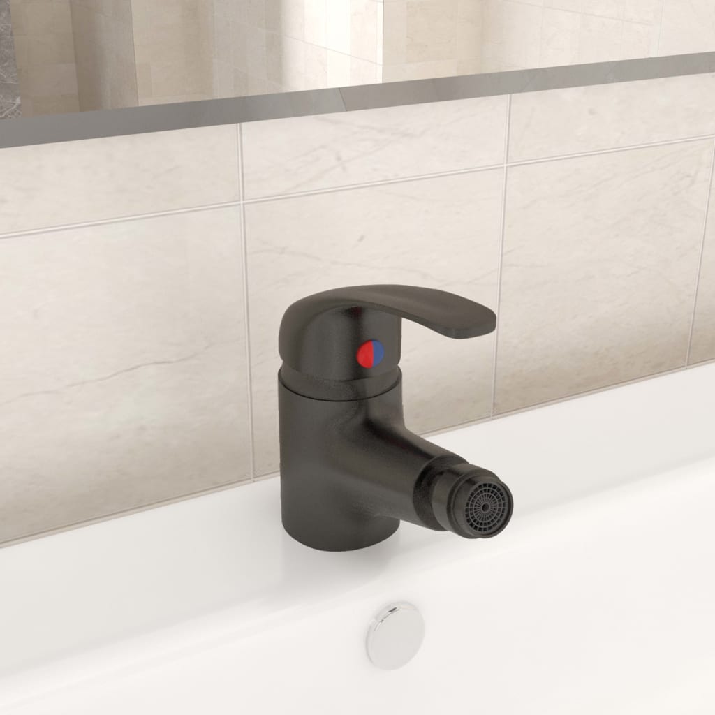blandingsbatteri til bidet 13x12 cm grå