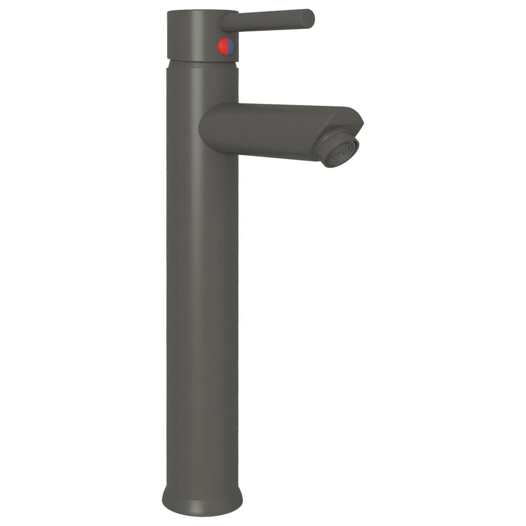 blandingsbatteri til badeværelse 12x30 cm grå