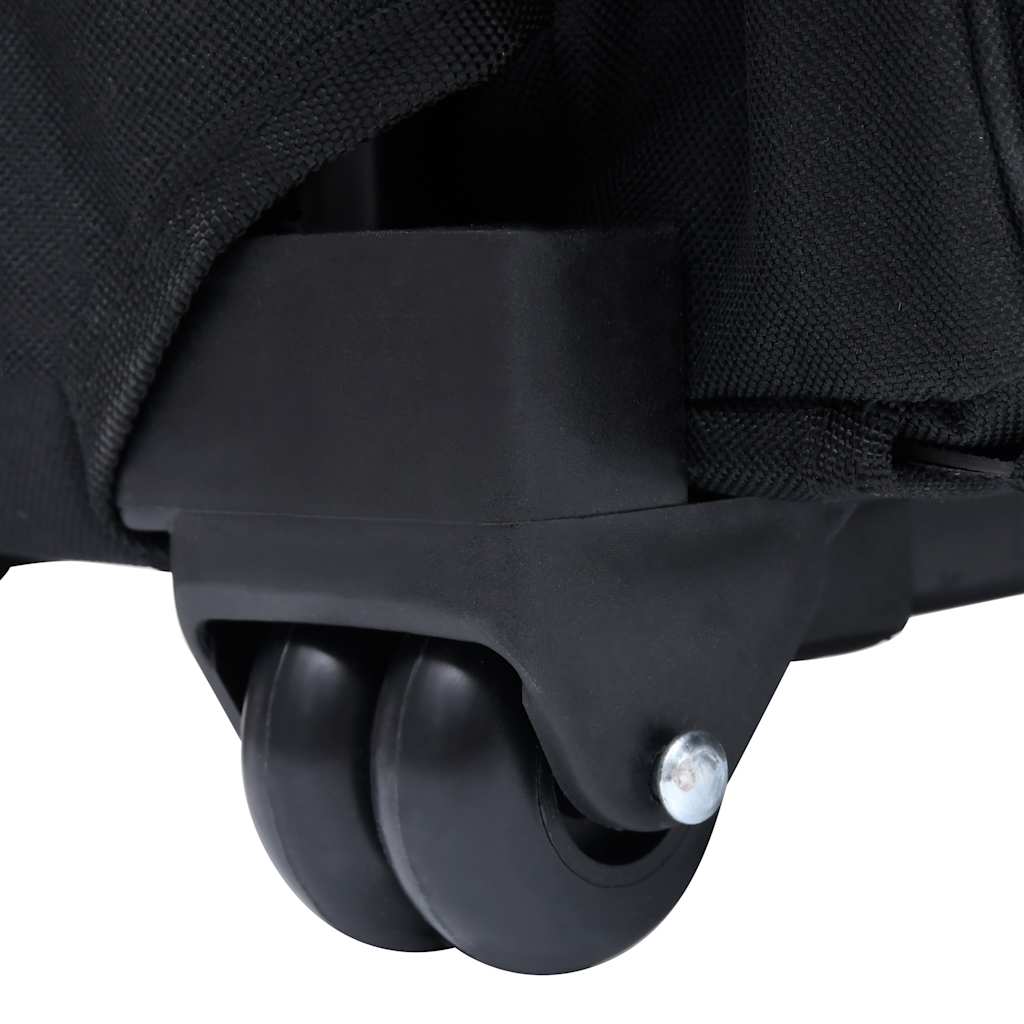 foldbar kæledyrstrolley multifunktionel sort