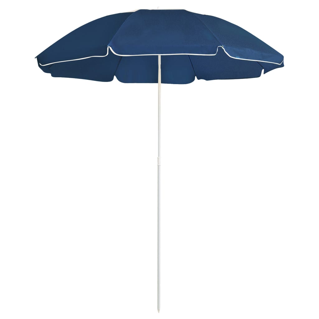 parasol 180 cm stålstang blå