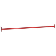 kolbøttestang 125 cm stål rød