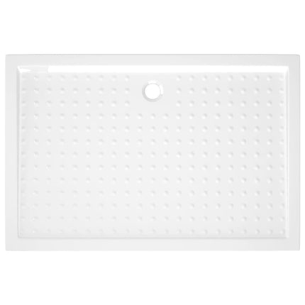 brusekar med dupper 80x120x4 cm ABS hvid