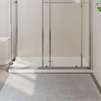 brusekar 70x120 cm ABS rektangulært hvid
