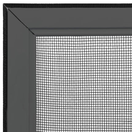 udvideligt insektnet til vinduer (75-143)x50 cm antracitgrå