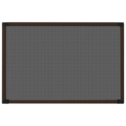 udvideligt insektnet til vinduer (100-193)x75 cm brun