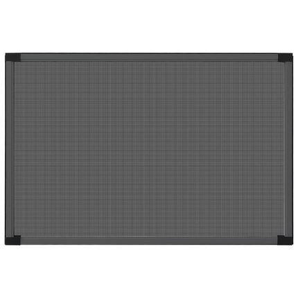 udvideligt insektnet til vinduer (100-193)x75 cm antracitgrå