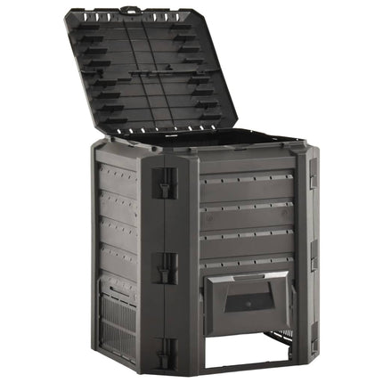 kompostbeholder 380 l sort