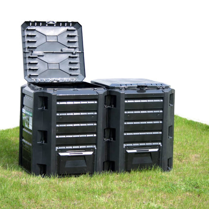 kompostbeholder 800 l sort