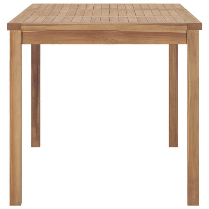 havebord 140x80x77 cm massivt teaktræ