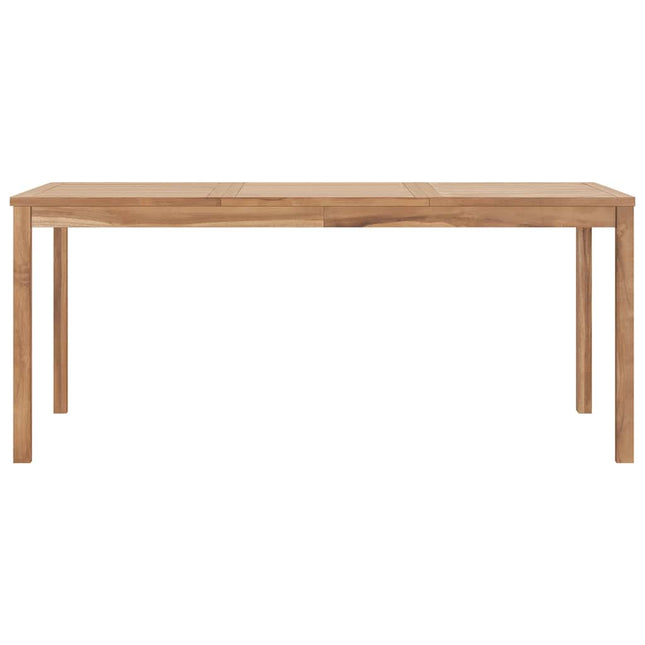 havebord 180x90x77 cm massivt teaktræ