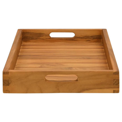 serveringsbakke 60x35 cm massivt teaktræ