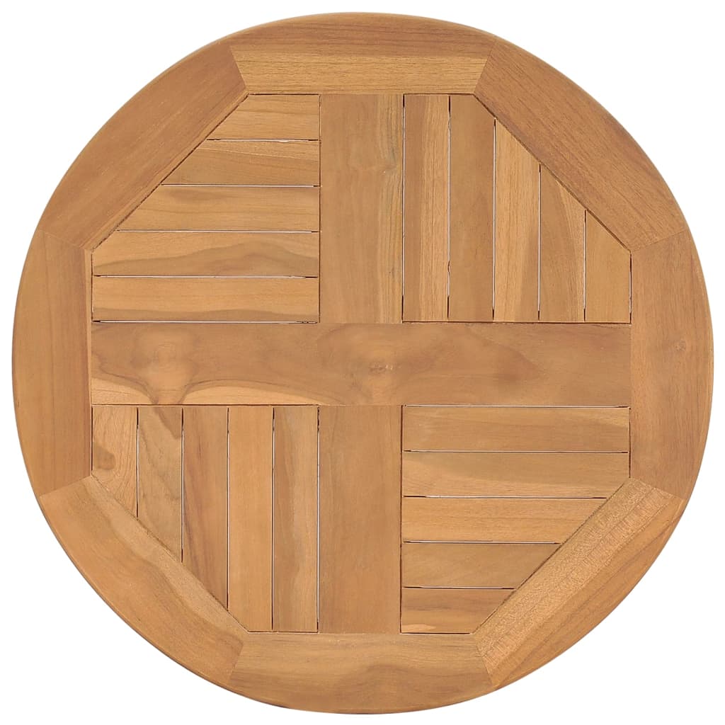 bistrobord Ø60x75,5 cm massivt teaktræ