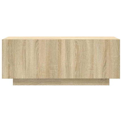 tv-bord 100x35x40 cm konstrueret træ sonoma-eg