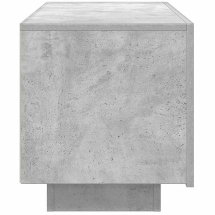 tv-bord 100x35x40 cm konstrueret træ betongrå