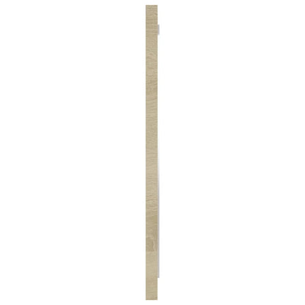 badeværelsesspejl 40x1,5x37 cm spånplade sonoma-eg