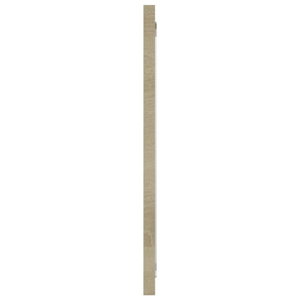 badeværelsesspejl 80x1,5x37 cm spånplade sonoma-eg