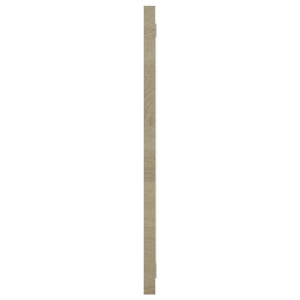 badeværelsesspejl 90x1,5x37 cm spånplade sonoma-eg