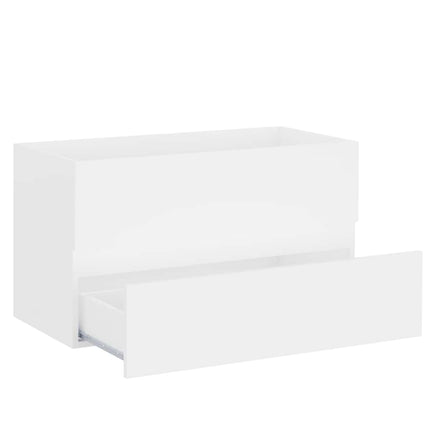 skab til håndvask 80x38,5x45 cm konstrueret træ hvid