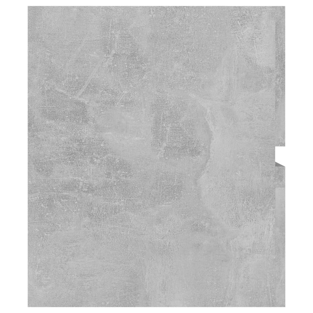 skab til håndvask 90x38,5x45 cm konstrueret træ betongrå