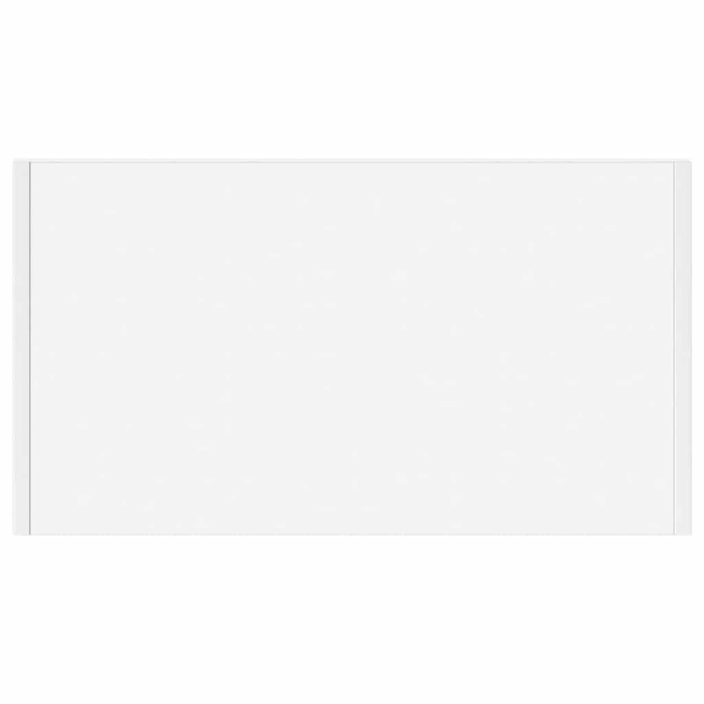 badeværelsesskab 60x33x80 cm konstrueret træ hvid